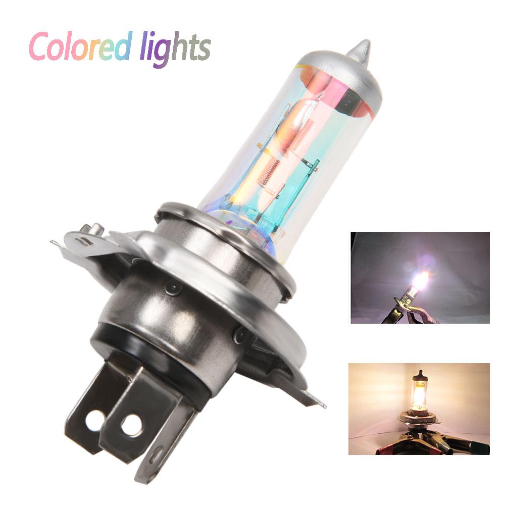 2 Stück H4 Auto Scheinwerferlampen 12V 55W Scheinwerferlampen Super Helle Auto Nebelscheinwerferlampen Fern- und Abblendlicht GM Autoteile Lampen