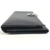 Salvatore Ferragamo Gancini logo Long wallet Long Wallet Leather Black/Silver