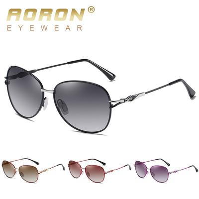 Memory Metallrahmen Polarisierte Sonnenbrille für Damen Damen Luxus Design Brillen Zubehör
