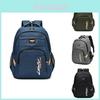 Oxford Fabric Unisex Casual Backpack With Letter Pattern For Travel And School