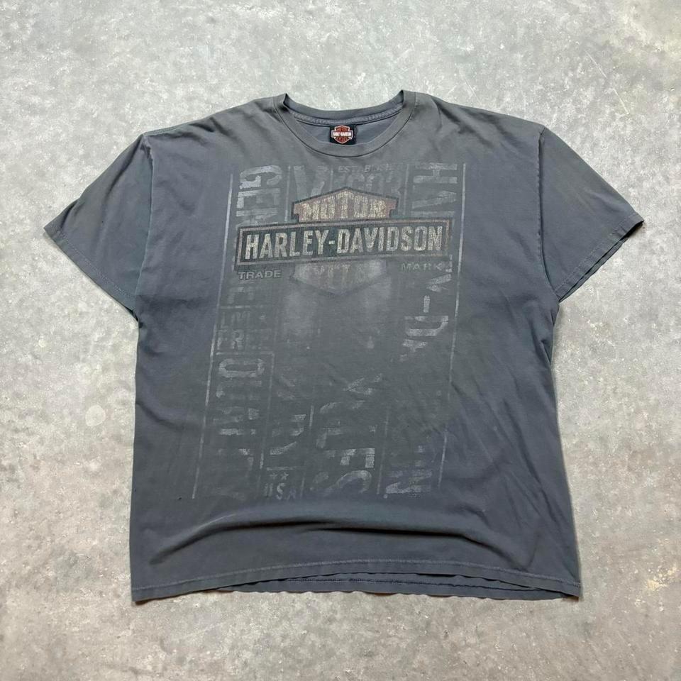 Harley Davidson grey and black streetwear tee #bikerstyle Unisex T-Shirt XXXL