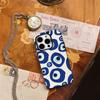 Blue Eye Dot Phone Case for IPhone 16 15 14 13 12 11 X XS XR XSMAX 7 8 Pro Max Plus Double-layer Back Cover