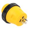 15A Male to 30A Female Converter Straight Adapter Weatherproof US Plug for RV Generator Cords 125V