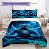 Custom Name Kakashi Hatake Pattern Bedding,Quilt Set Quilt Cover Pillowcase Home Birthday Gift(1 * Duvet Cover + 2 * Pillowcase, Without Core)_lx