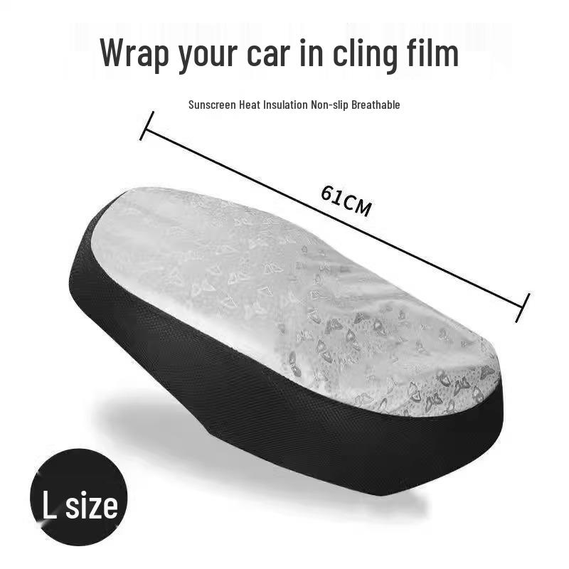 

All-Season Waterproof Electric Motorcycle Seat Cover with Sunscreen and Heat Insulation