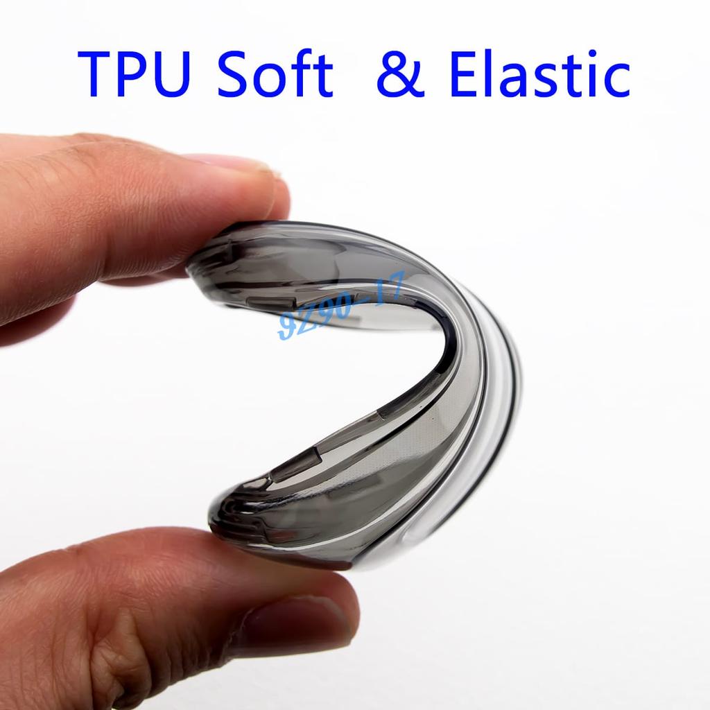 Transparent Black Tpu Car Smart Key Fob Case Cover Keychain Compatible With Hyundai Sonata Tucson Cruz Ioniq 5 Palisade Nexo