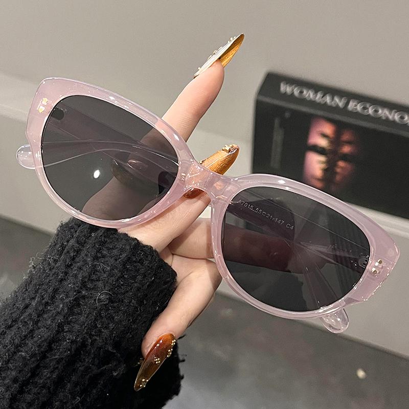 Vintage Cat Eye Sunglasses Unisex Fashionable Summer Sun Protection High-End Feelings Street Style Trendy Men's Polarized Sungla