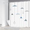 Bathroom Curtain Modern Simple Pattern Home Decor Waterproof Polyester Shower Curtains Bath Screen 180*180Cm & 180*200Cm