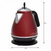 Kassel elektrisk vattenkokare 1,7l röd 93224