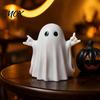 Halloween Party Supplies Ghost Gnome Figurines, Resin Tabletop Decoration, Cute Indoor Outdoor Holiday Decor Statue, Decorative Ornaments for