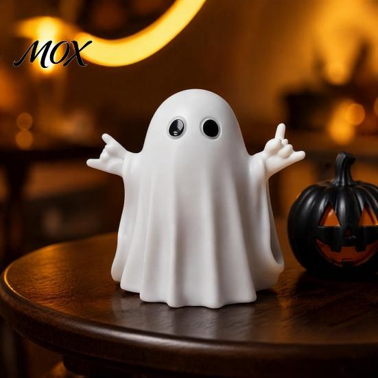 Halloween Party Supplies Ghost Gnome Figurines, Resin Tabletop Decoration, Cute Indoor Outdoor Holiday Decor Statue, Decorative Ornaments for