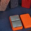 Rectangular Wavy Pattern Metal Storage Box Small Portable Organizer for Tea Bags Coffee Pods Home Office Use