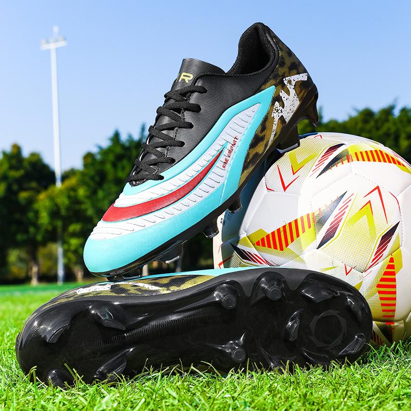 New Men Football Boots Ankle Kids Cleats Grass Training High-quality Soccer Shoes TF/FG Match Hot-selling Futsal Indoor Sport