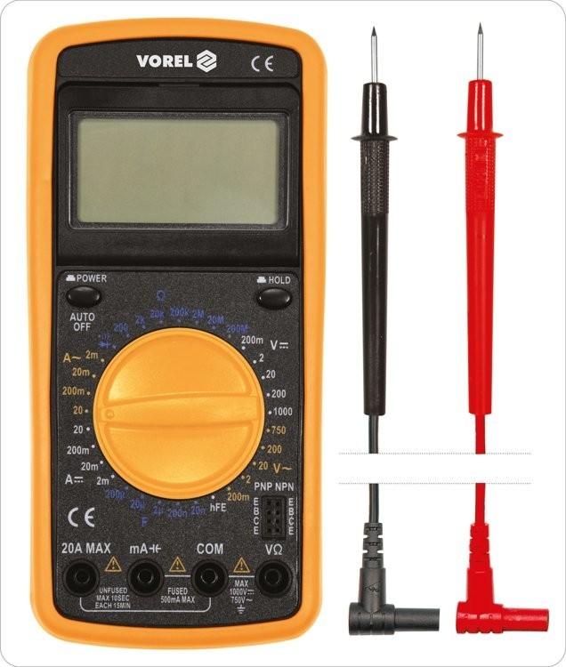 81775 VOREL MULTIFUNCTION DIGITAL METER
