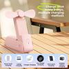 3 IN 1 Handheld Mini Fan 3 Gears Pocket Silent Fan Portable Folding Flashlight Fan  Summer Outdoor