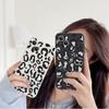 European and American leopard print mobile phone case Apple 17/16promax straight edge soft case iphone15 all-inclusive anti-drop 14p fashion