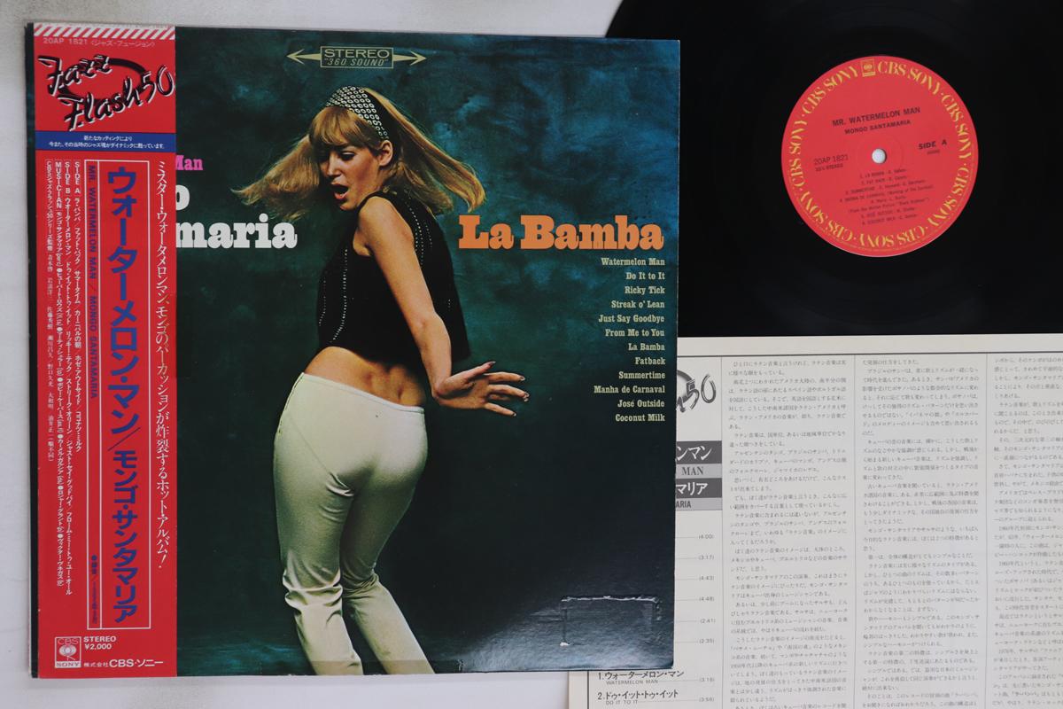 

LP Record MONGO SANTAMARIA - La Bamba 20AP1821 CBS SONY 1980 Japan Obi Jazz Used