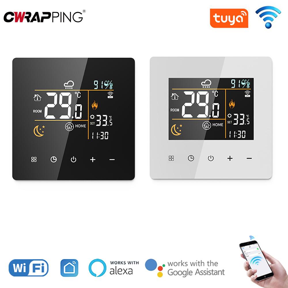 Warm Floor Thermostat Tuya WiFi 3A 16A 25A Electric Gas Boiler Water Heating Temperature Controller Intelligent Accessories