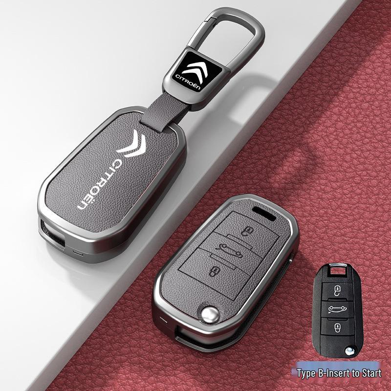 Car Key Cover & Buckle for Citroen C3XR, C4L, Tianyi, C5, C4 Sega, Elysee, C6 Models