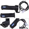 E-Bike Throttle Grip Electric Bicycle Throttle E-Bike Controller Set Scooter Tricycle Stable Speed Control 1 Pair Replacement