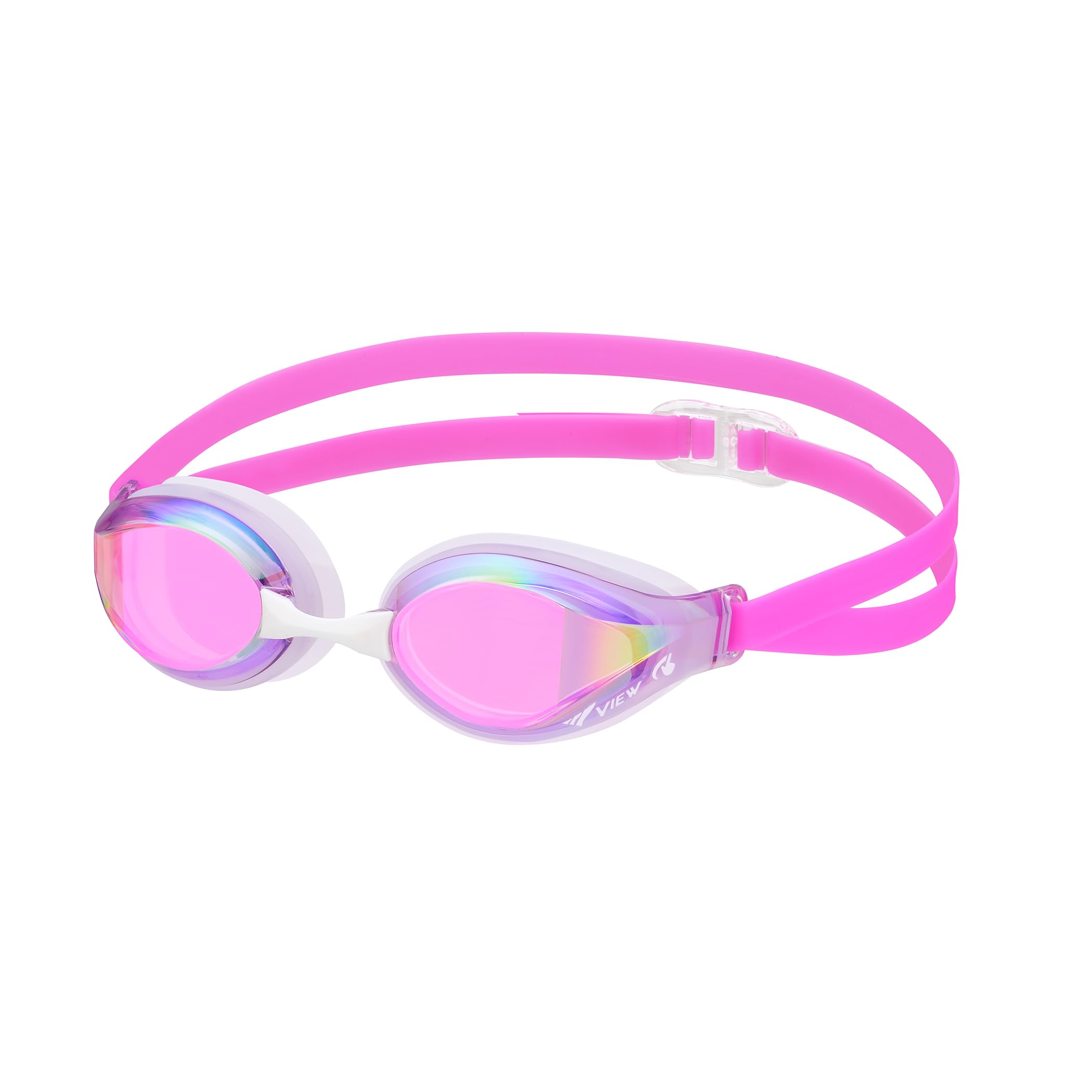 

View Swimming Goggles with Mirrored Curved Racing Ultimate Junior Racing Made in Ages V260JYSA LVP Lavender Lenses, First-Time Goggles, Low-Deflection