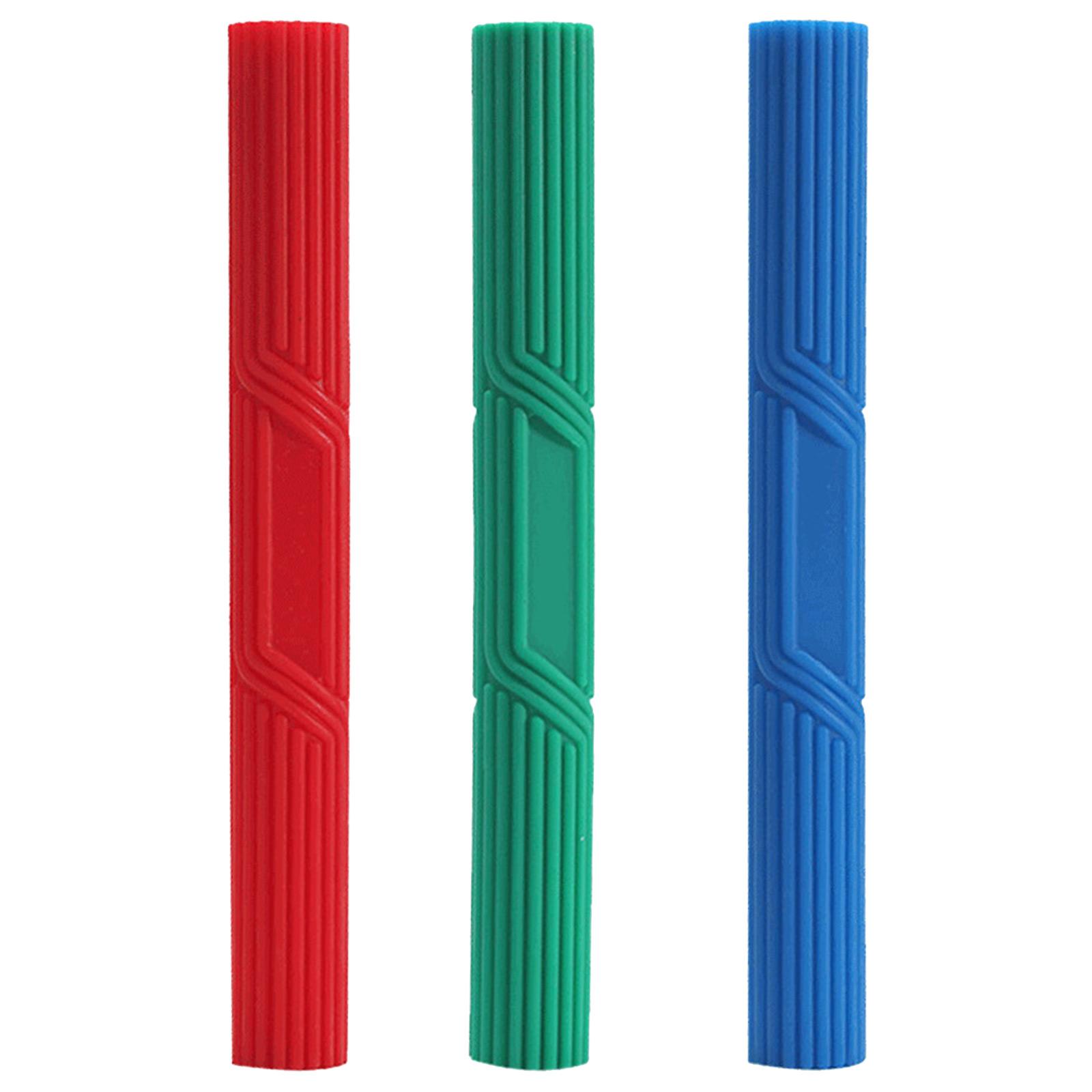 

3Pcs Tennis Elbow Therapies Rod Hand Grip Strength Trainer Fitness Resistance Rod Nonslip Twisting Hand Exercise Rod 1