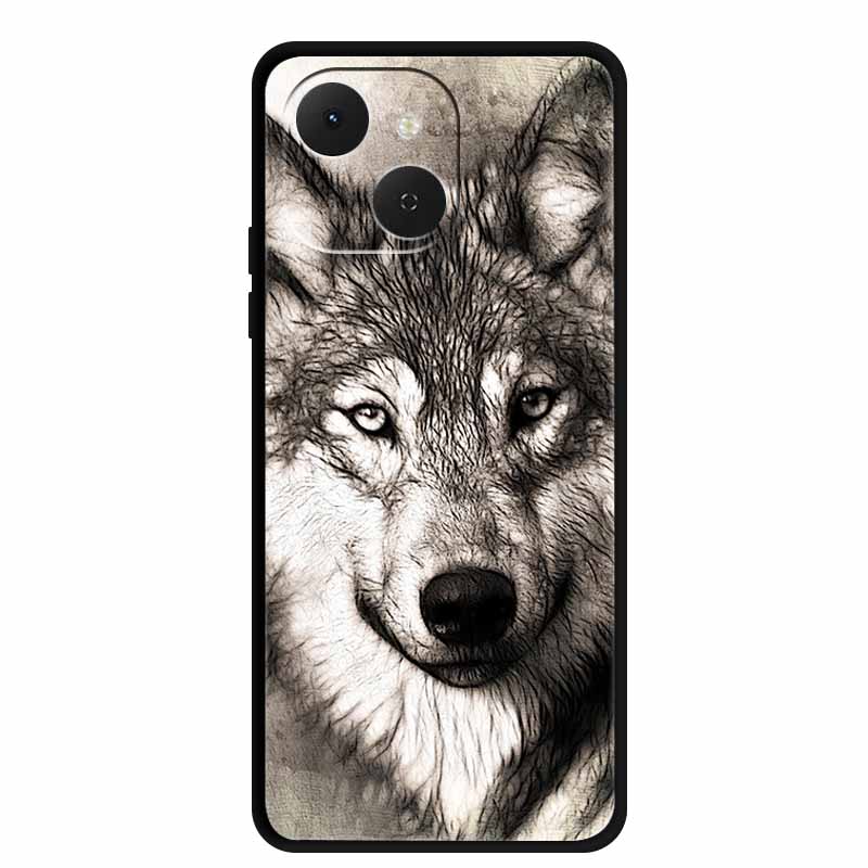 Phone Cover For Tecno Spark 40C Cases Silicone Bumper Lovely Soft TPU Coque for Spark 40 C Funda Tecno Pop 10 Pro Protector Case