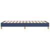 Box Spring Bed Frame Blue 90 x 200 cm Fabric