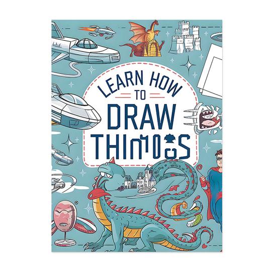 Pädagogisches Zeichenbuch Künstlerisches Lernbuch Malbuch Lerne Zeichnen Schritt-für-Schritt-Anleitung für Kinder Zeichenanfänger