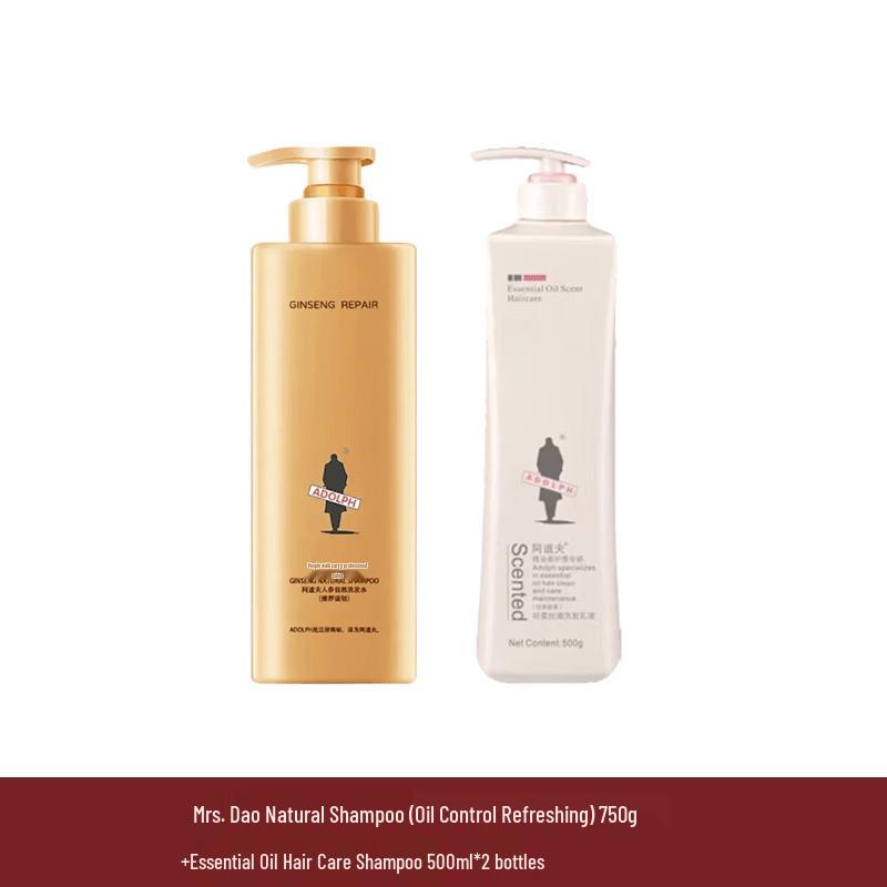 Adoufu Ginseng & Essential Oil Shampoo Set