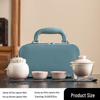 Portable Ceramic Travel Tea Set