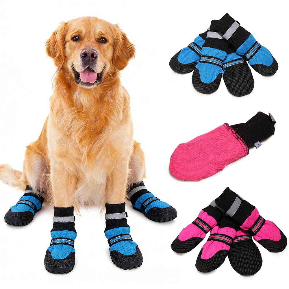 High Quality Pet Shoes For Medium Large Dogs Summer Breathable Big Dog Boots Golden Retriever Accessories Mascotas Zapatos Perro