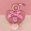 Grid Bead Keychain & Phone Lanyard Charm - DIY Cute Letter Beads for Bag, Car Keys, and More