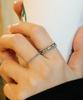 47Bag 925 Silver Layered Double-Row Ball Ring Bonbon