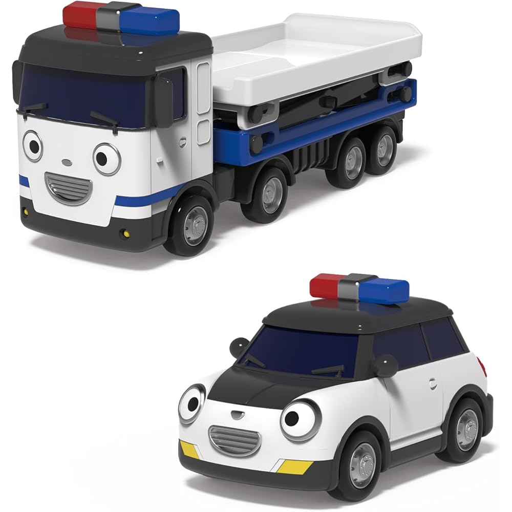 

Bandai Chibikko Bus Tayo Мини-машинки Двойной набор - Набор из 2-х игрушечных машинок Пол и Риз