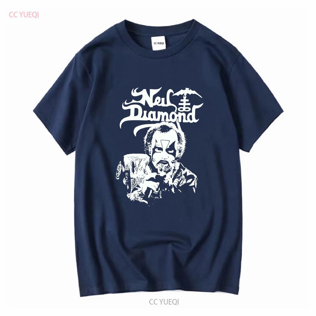 König Neil Diamond T-Shirt Volle Größe S 5XL Vintage Gewaschen Dehnbar Herren Leichtes Oberteil Für Den Alltag Grafik Streetwear