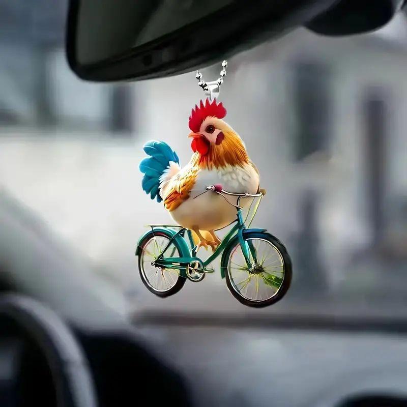 Car Decorative Acrylic Pendant Fun Cartoon Design For Stylish Home And Decor Backpack