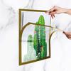 Magnetischer Schreibtisch Diamantmalerei Fotorahmen Selbstklebend DIY Diamantmalerei Kunst Dekor Diamantmalerei Rahmen für Kunsthandwerk