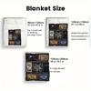 Chinchilla Portraits Rug 2D Flat Pattern Flannel Blanket, High quality All Seasons, Home Decor, Warmth and Comfort, Perfect for Christmas Gifts.