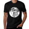 DJ Okawari Kaleidoscope BW TShirt Simple Casual Short Sleeve Cotton TShirt