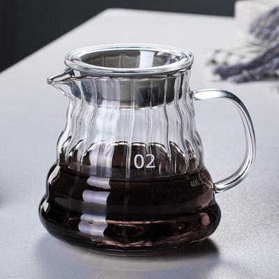 Glas-Pour-Over-Kaffeekaraffe