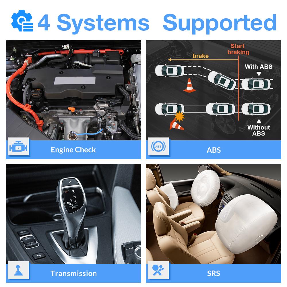 [Clearance sale] LAUNCH X431 CRP123 CRP123 E OBD2 Scanner ABS/SRS/Transmission/Engine Systems Diagnose Tool Lifetime Free Update