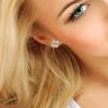 LOVA LOLA VAN DER KEEN - Solitär-Ohrringe - Prestige-Schmuck - Synthetischer Diamant - 925er Sterlingsilber - Bi