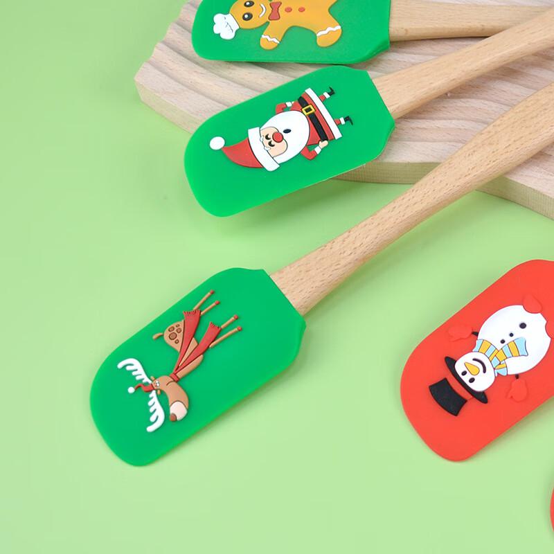 ZISIZ Christmas Gingerbread Man Spatula Set