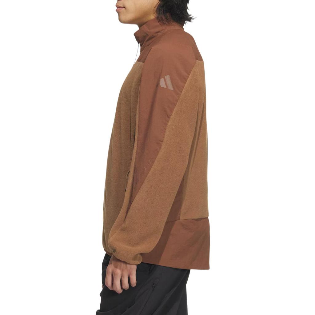 Adidas Warm Comfortable Skin-Friendly Windproof Jacket Men Jacket Soft-Brown Soft-Red JZ8400