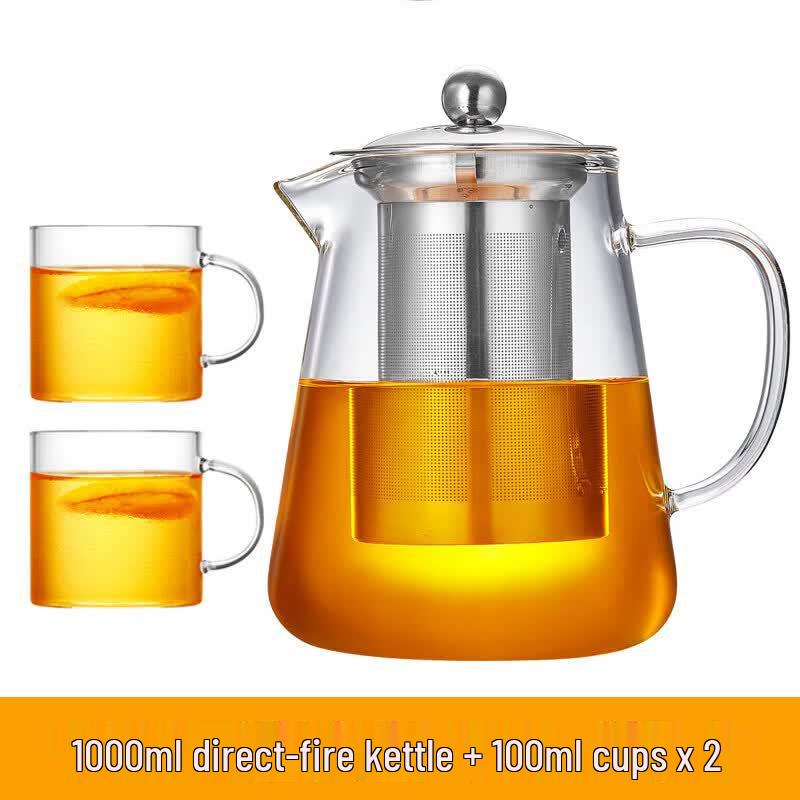 Heat-Resistant Glass Tea Pot  Kettle Set