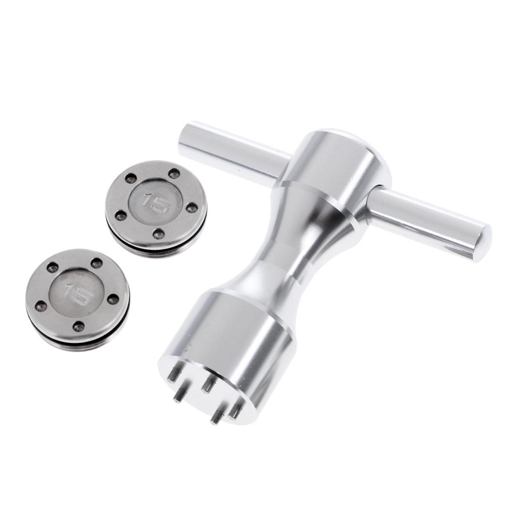 2 Pcs 5-20 Grams Golf Custom Weights with Wrench for Putters