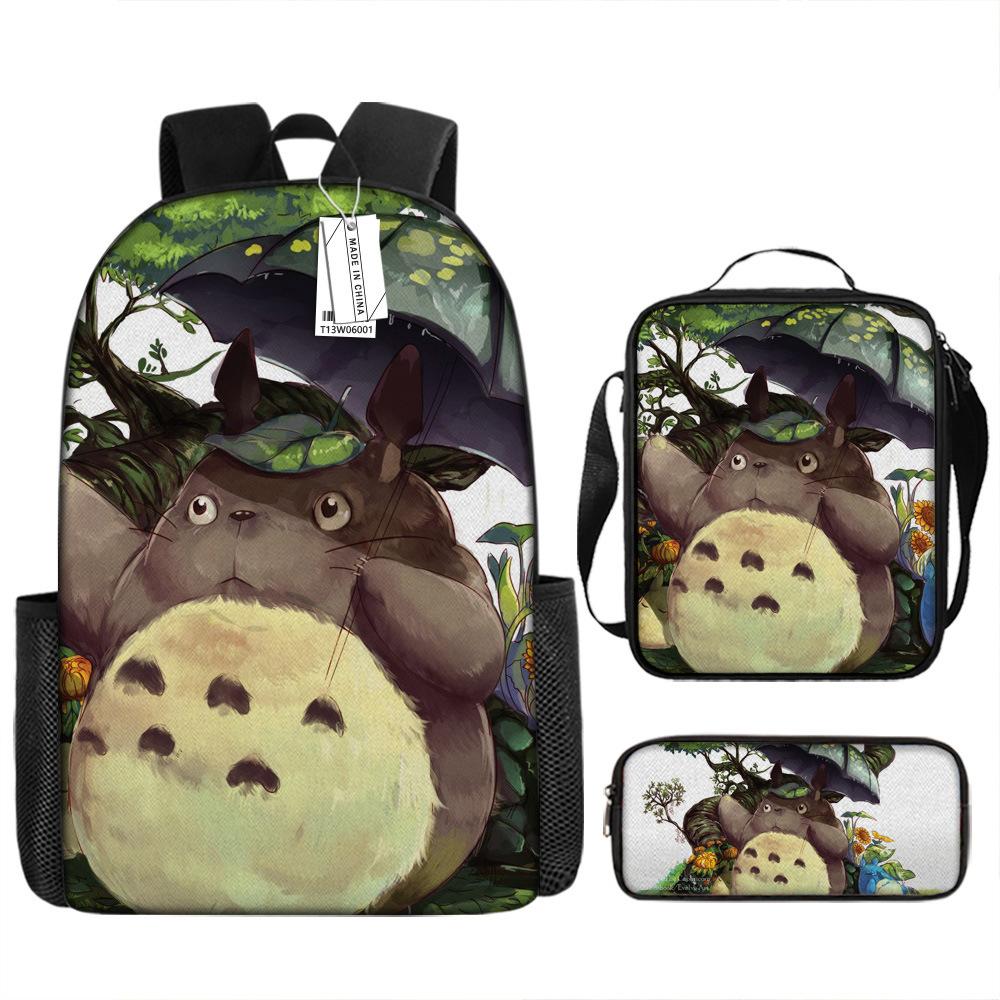 

Моя соседская шиншилла, окружающий анимационный рюкзак, европейский и американский ретро школьный рюкзак Pencil case