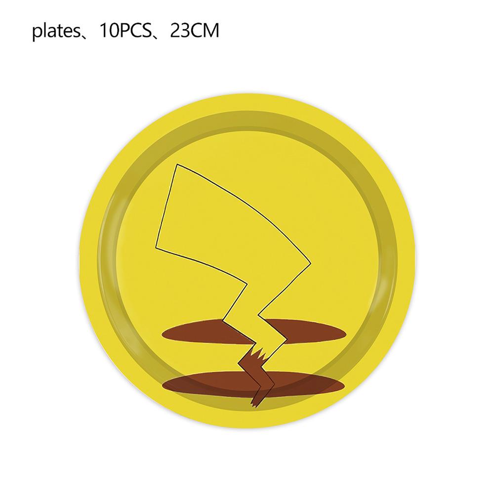 Pokemon Geburtstagsfeier Dekorationsartikel Pokemon Thema Geburtstagsfeier Artikel Tischdecke Tafel Becher Taschentuch Banner Babyparty