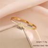 Zircon Micro Inlaid Four Leaf Clover Flower Bracelet with High-end Feel Bracelet